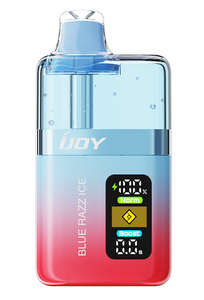 Ijoy Blue razz ice 50k delivers rich, dense vapor and exceptional flavor thanks to its dual mesh coils, operating at 18W in Normal Mode or 22W in Boost Mode. Ijoy Blue razz ice 50k delivers rich, dense vapor and exceptional flavor thanks to its dual mesh coils, operating at 18W in Normal Mode or 22W in Boost Mode.