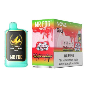 Watermelon Mellow Man Mr Fog Nova Limited Edition Disposable Vape 40K Watermelon Mellow Man Mr Fog Nova Limited Edition Disposable Vape 40K