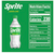 Sprite Lemon Lime Soda Soft Drink Lemon Lime, 20 oz. Bottle, 20.0 fl oz
