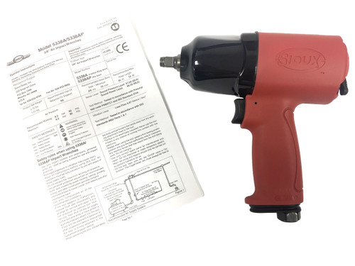 Pneumatic 3/8" Impact Wrench Sioux 5338A NEW