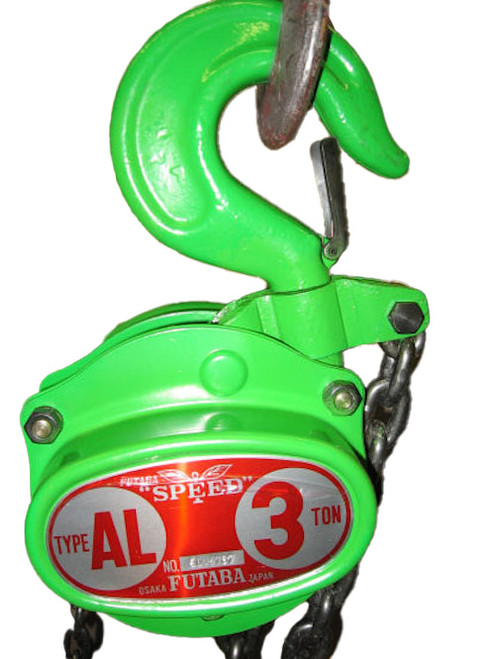 3 TON Futaba Chain Fall Heavy Duty Durable Hoist 10ft Lift FS-AL
