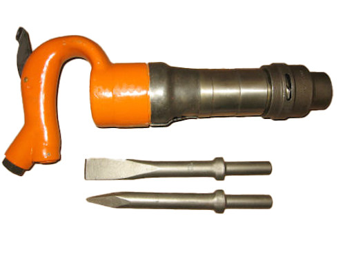 American Pneumatic Air Chipping Hammer APT 652R +2 Bits