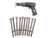 Pneumatic Pistol Grip Air Riveting Hammer MP-1010-F + 10 Bits