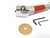 Pneumatic Rotary Cutter Sheet Metal Fiberglass Wheel Cutting DAC-11