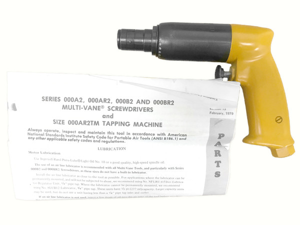 Pneumatic Screwdriver Ingersoll Rand IR-000A2LC12 1/4" Hex Air Wrench