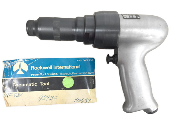 Pneumatic Screwdriver Rockwell 41F 434C 1/4" Hex Air Wrench