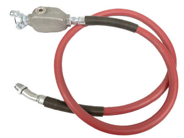 Pneumatic Whip Hose 6' Length 1/2" Hose w/ L-3 Swivel In-Line Oiler & CP Fitting