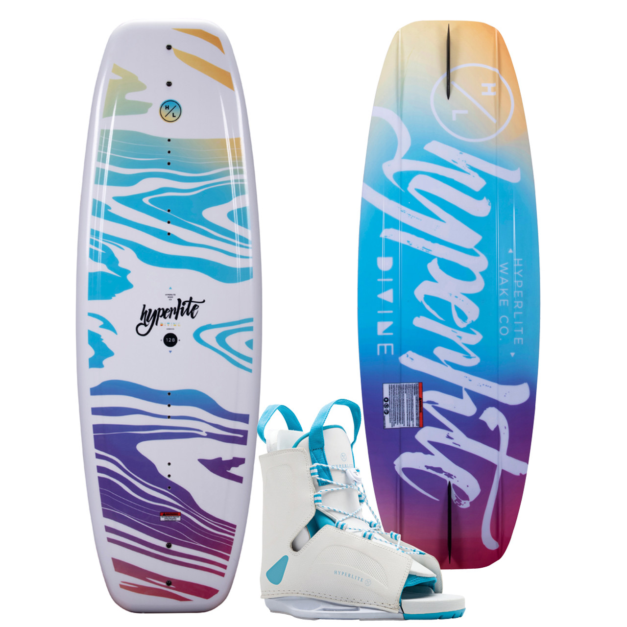 Hyperlite Divine 128 Wakeboard Package with Allure Boots  