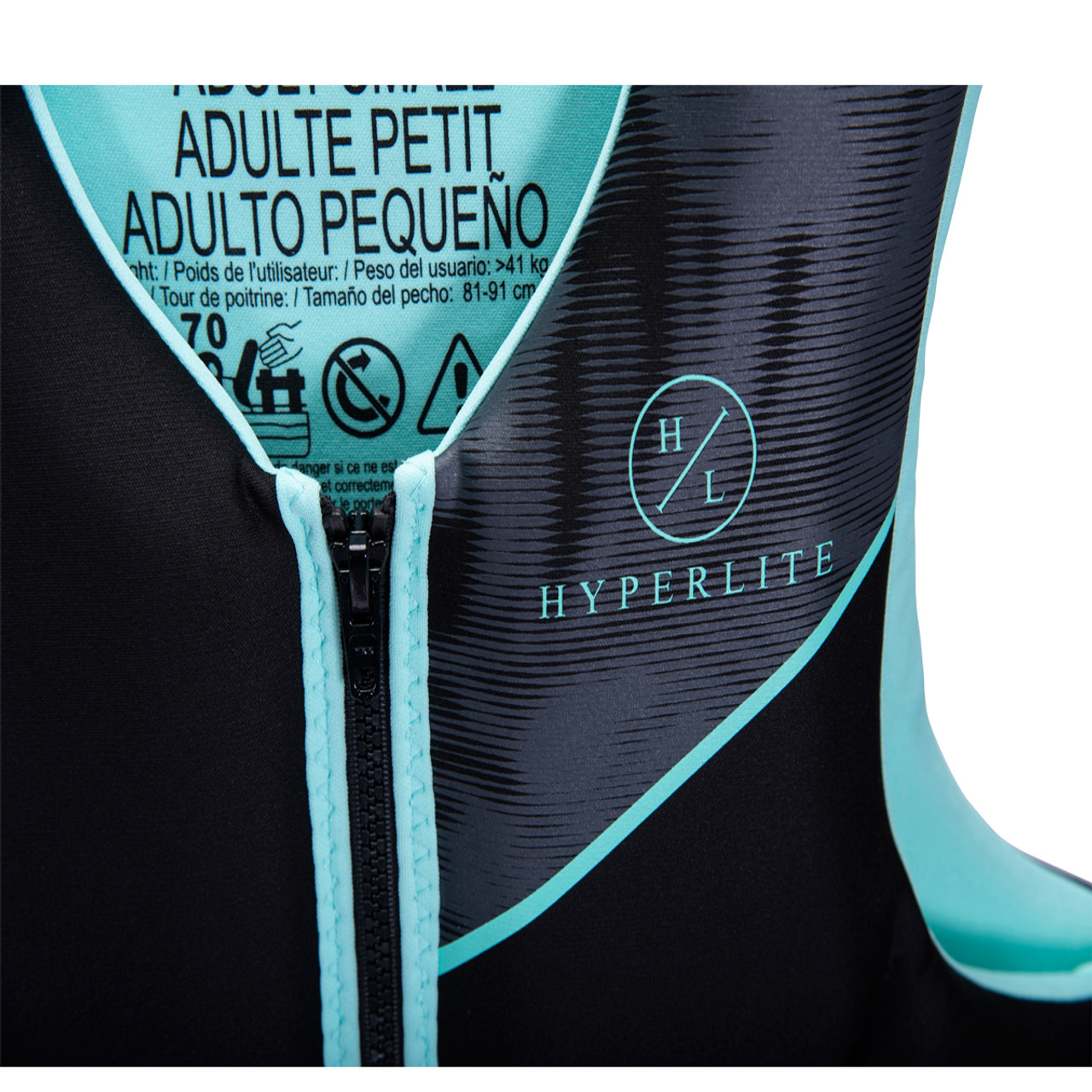 Hyperlite Indy Women's Neo Vest Black/Aqua - 2023 