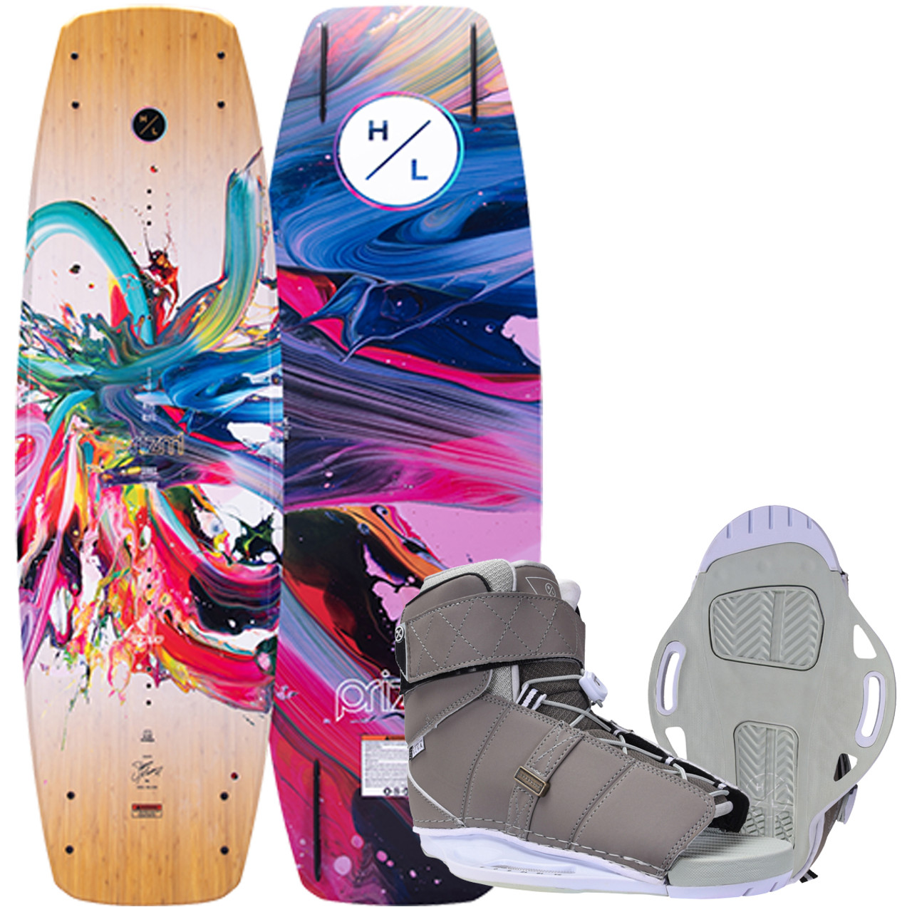 Hyperlite Prizm 134 cm Women's Wakeboard Package with Viva Boots