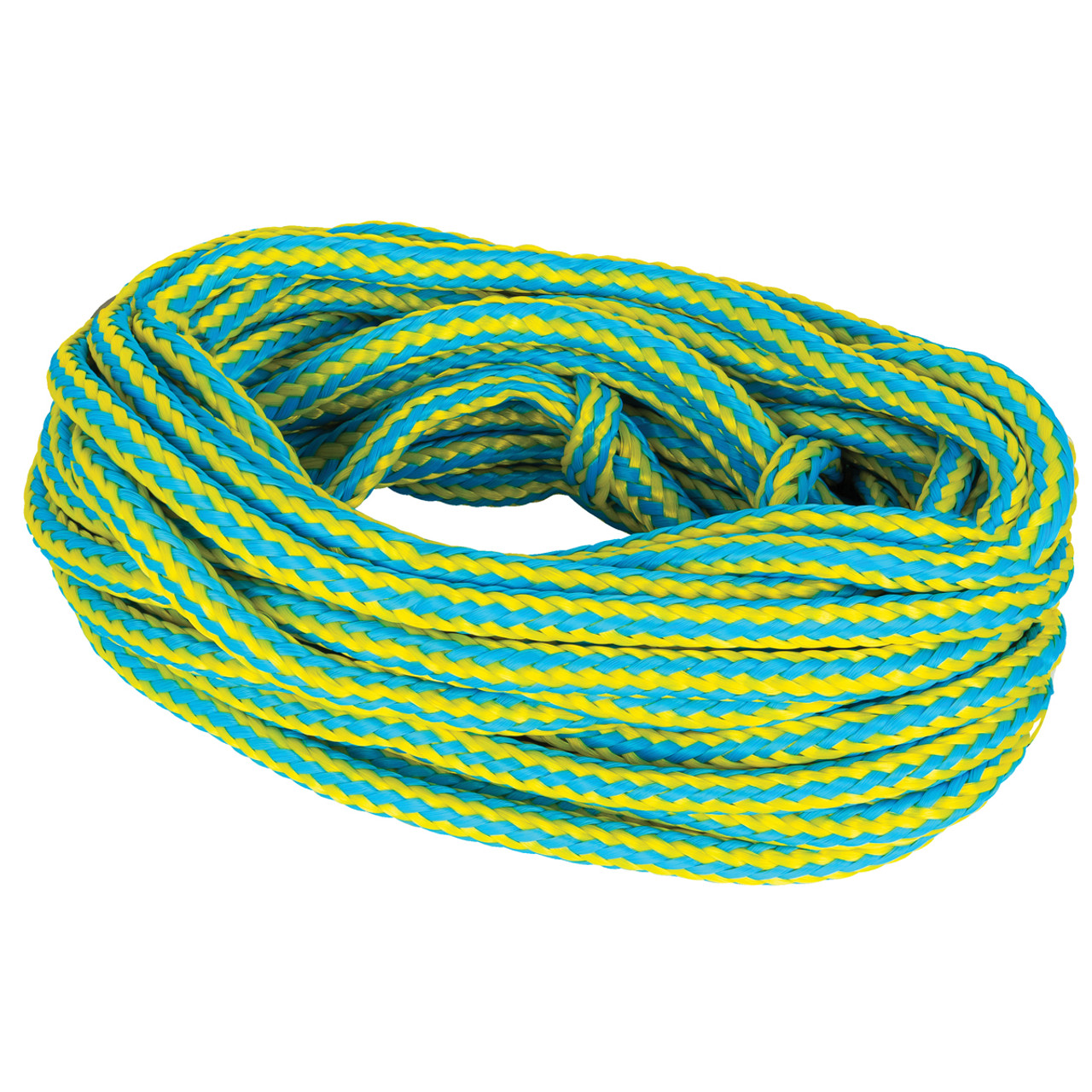 PROLINE 60' 2-RIDER SAFETY TUBE ROPE - GREEN/YELLOW - FLOATING/TUBING