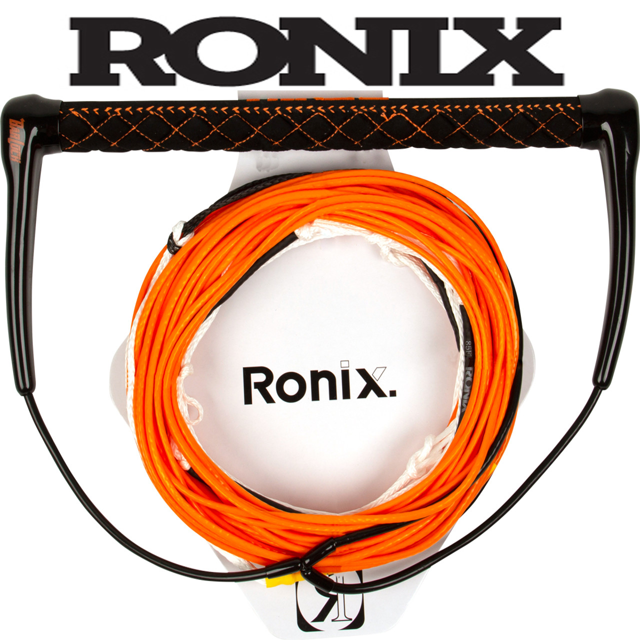 Ronix Combo 5.0 Dyneema Bar Lock -Hide Grip Handle with 80ft 6 Section R6 Mainline 