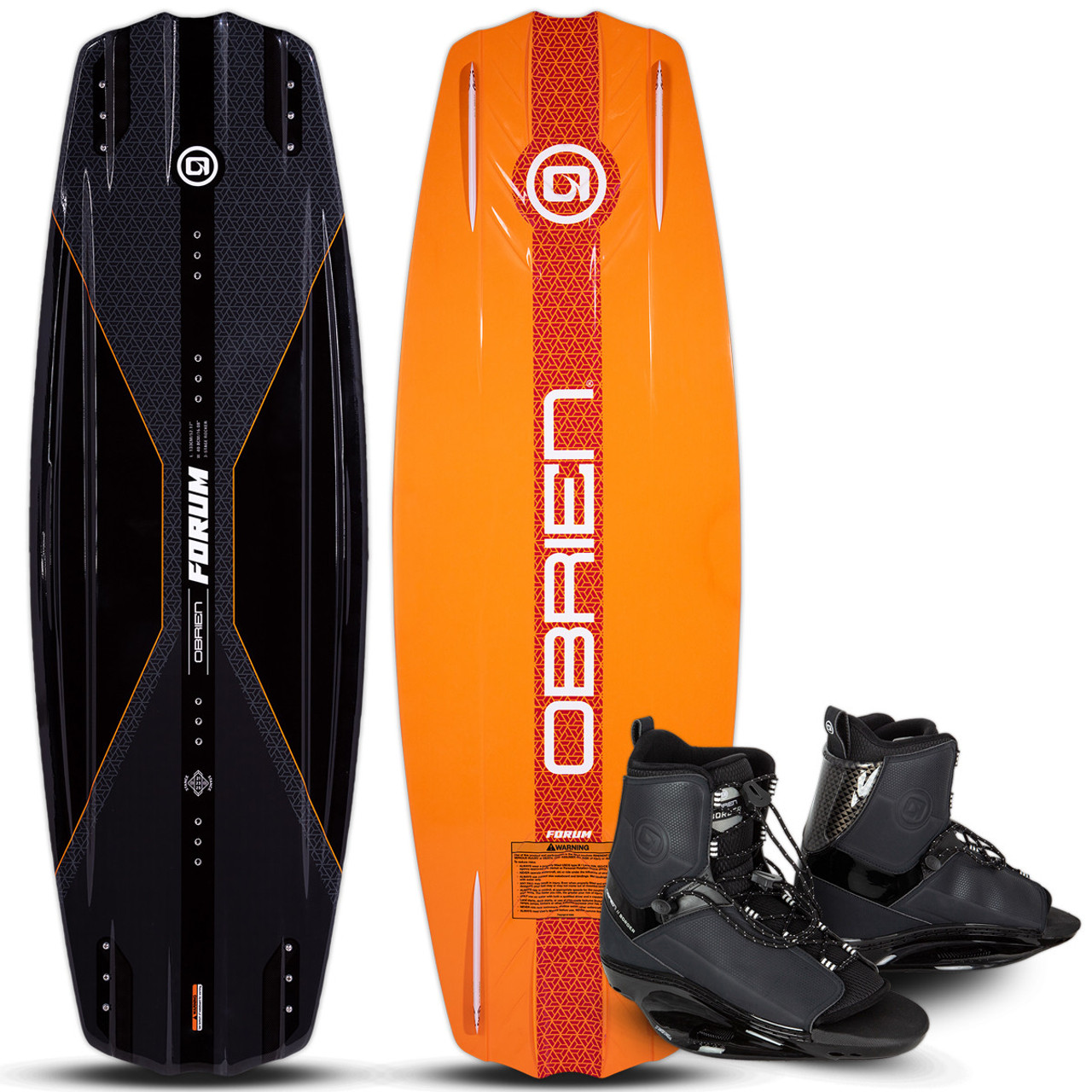 O'Brien Forum 141 cm Wakeboard Package with Border Bindings