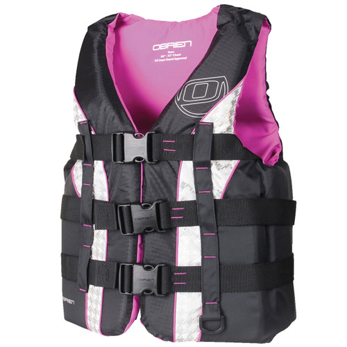  O'Brien Girl's Teen Nylon Life Jacket - Purple