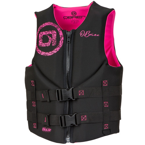 O'Brien Ladies Traditional Neo Vest - Pink 