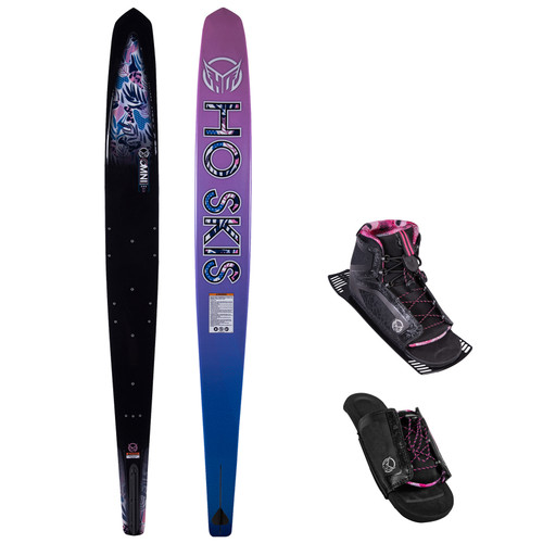 HO Sports Women's Omni 65" Slalom Ski with Front Stance 110 Boot & Adj. Rear Toe