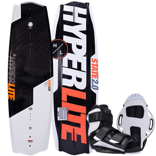 Hyperlite State 2.0 145cm Wakeboard Package with Formula Boots