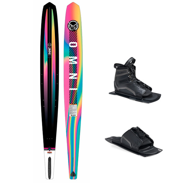 HO Sports Women's Omni 65" Slalom Ski with Front Stance 110 Boot & Adj. Rear Toe