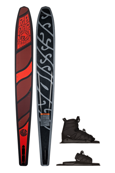 Radar Session Slalom 71" with Prime Binding & Adj. Rear Toe Plate - 2026