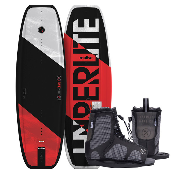Hyperlite Motive 119cm Jr. Wakeboard Package with Remix Bindings