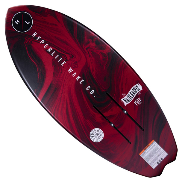 Hyperlite Majik Carpet 4'4" Wakesurfer with Straps & Raptor 1100 Hydrofoil