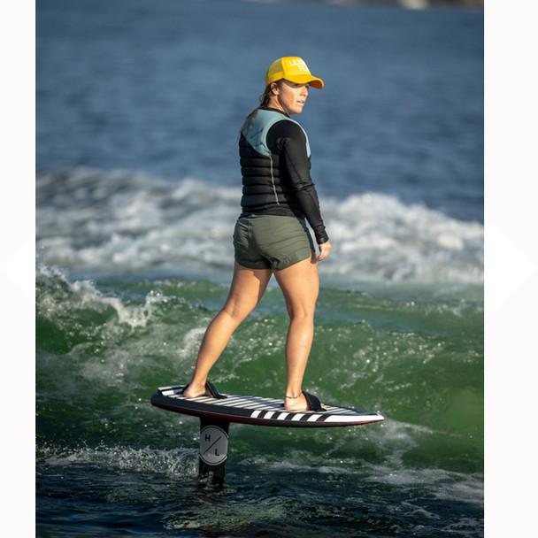 Hyperlite Majik Carpet 4'4" Wakesurfer with Straps & Raptor 1100 Hydrofoil