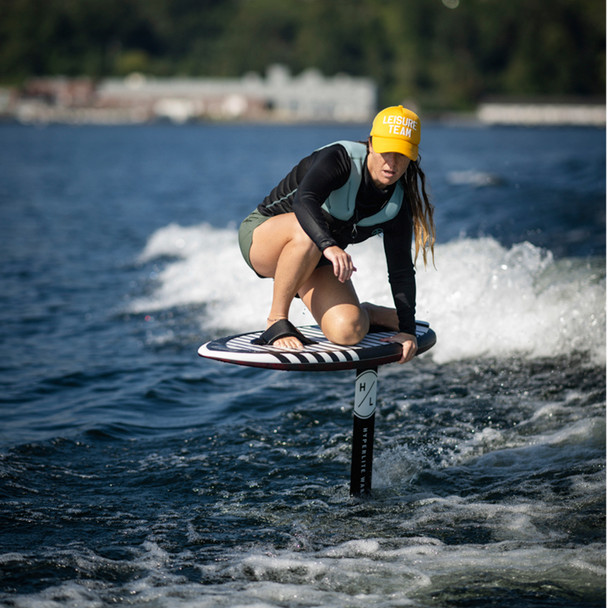 Hyperlite Majik Carpet 4'4" Wakesurfer with Straps & Raptor 1100 Hydrofoil