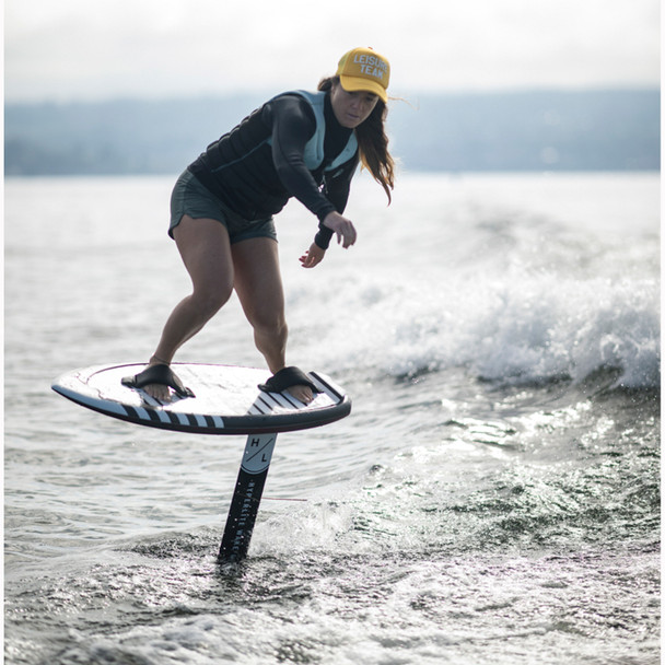 Hyperlite Majik Carpet 4'4" Wakesurfer with Straps & Raptor 1100 Hydrofoil