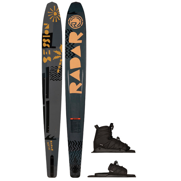 Radar Session Slalom 69" with Prime Binding & Adj. Rear Toe Plate