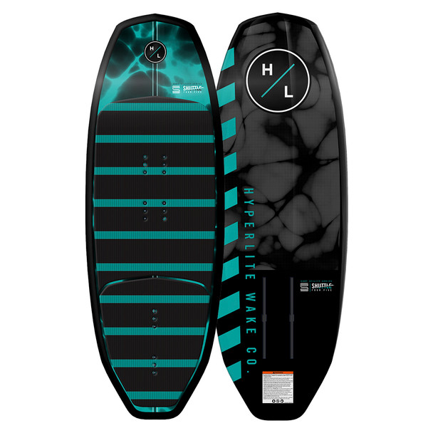Hyperlite Shuttle 4'5" Wakesurfer with Straps & Falcon 1500 Hydrofoil