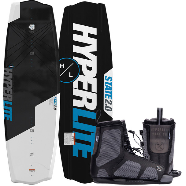 Hyperlite State 2.0 135cm Wakeboard Package  with Remix Bindings -2026