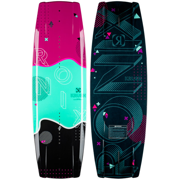 Ronix Krush 130 cm Wakeboard Package with Luxe Bindings