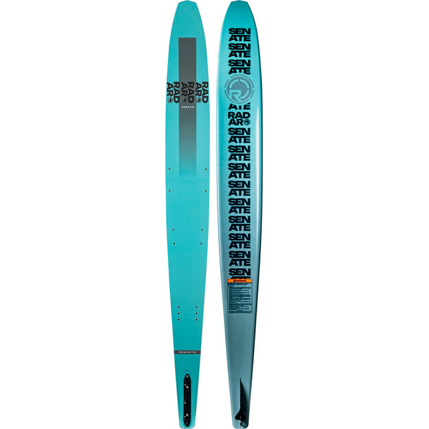 Radar Graphite Senate 69" Slalom with Vector BOA Front Boot & BOA Adj Rear Toe Plate
