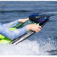 O'Brien Black Magic Kneeboard with Retractable Fins & Integrated Hook
