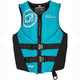 O'Brien Women's Traditional Neo Vest - Black / Aqua