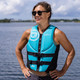 O'Brien Women's Traditional Neo Vest - Black / Aqua