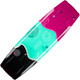 Ronix Krush 130 cm Wakeboard Package with Luxe Bindings