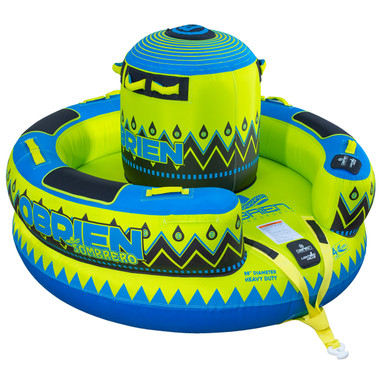 O'Brien Oval Shock Absorbing Ball Towable Rope Float and Sombrero 4人用インフレータブルインナーチューブボート用Float for Lake or River Boat Tube O\u0027Brien Oval Shock Absorbing Ball Towable Rope Float And