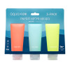 3 Pack Liquid Silicone Aqua Bottles - Pastel Colors 3 Pack Liquid Silicone Aqua Bottles - Pastel Colors