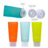 3 Pack Liquid Silicone Aqua Bottles - Pastel Colors 3 Pack Liquid Silicone Aqua Bottles - Pastel Colors