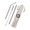 Steel Straw Set with Cleaning Brush Steel Straw Set with Cleaning Brush