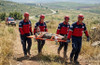 Folding Emergency and Rescue Aluminum Stretcher in a Backpack