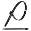 100 pcs Nylon Cable Tie Length 300mm Width 3.6mm Black