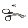 SET OF 50 pcs. EMT Trauma Shears 7.5"/19cm Stainless Steel Blades 18 Gauge