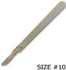 Sterile Safety Scalpel with Disposal Lock Size #10 Sterile Safety Scalpel with Disposal Lock Size #10
