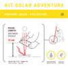 Solar Fire Starter and a Signal Mirror Adventure Kit Solar Fire Starter and a Signal Mirror Adventure Kit