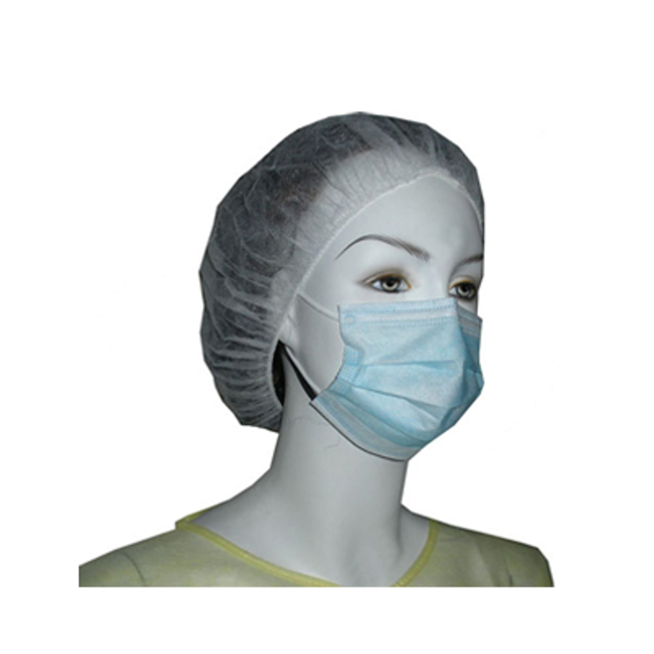 Disposable Non-woven Soft Hair Net Cap Head Cover Nurse Hat - Israeli First  Aid