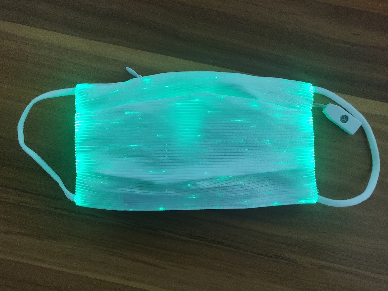 Face Mask Six Protective Layers Fiber Optics Lightning USB