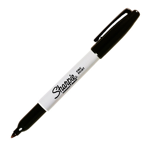 Sharpie Permanent Marker Fine Point Black Israeli First Aid