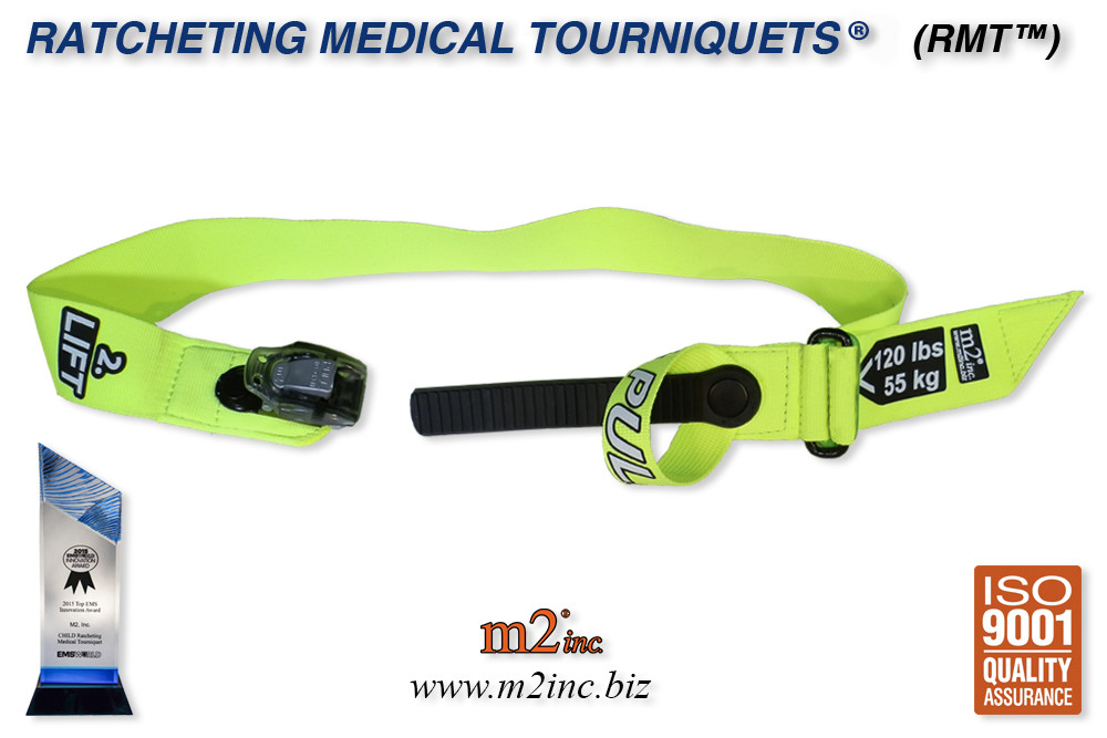 Ratcheting Medical Tourniquet® (RMT) Pediatric/Geriatric Israeli